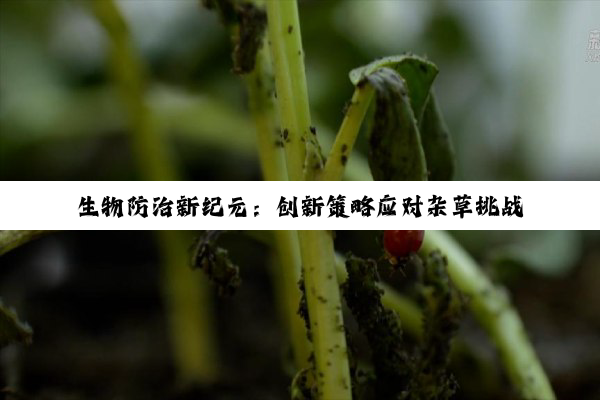生物防治新纪元：创新策略应对杂草挑战，引领绿色农业新热点