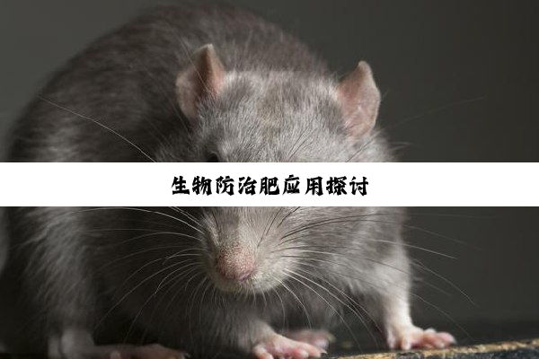 生物防治肥应用探讨