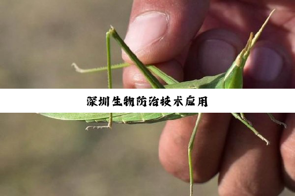 深圳生物防治技术应用