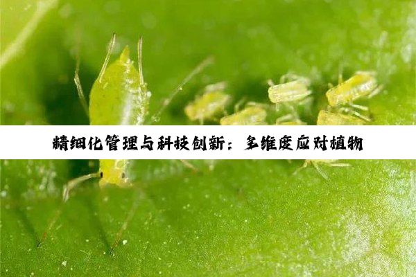 精细化管理与科技创新：多维度应对植物病虫害挑战